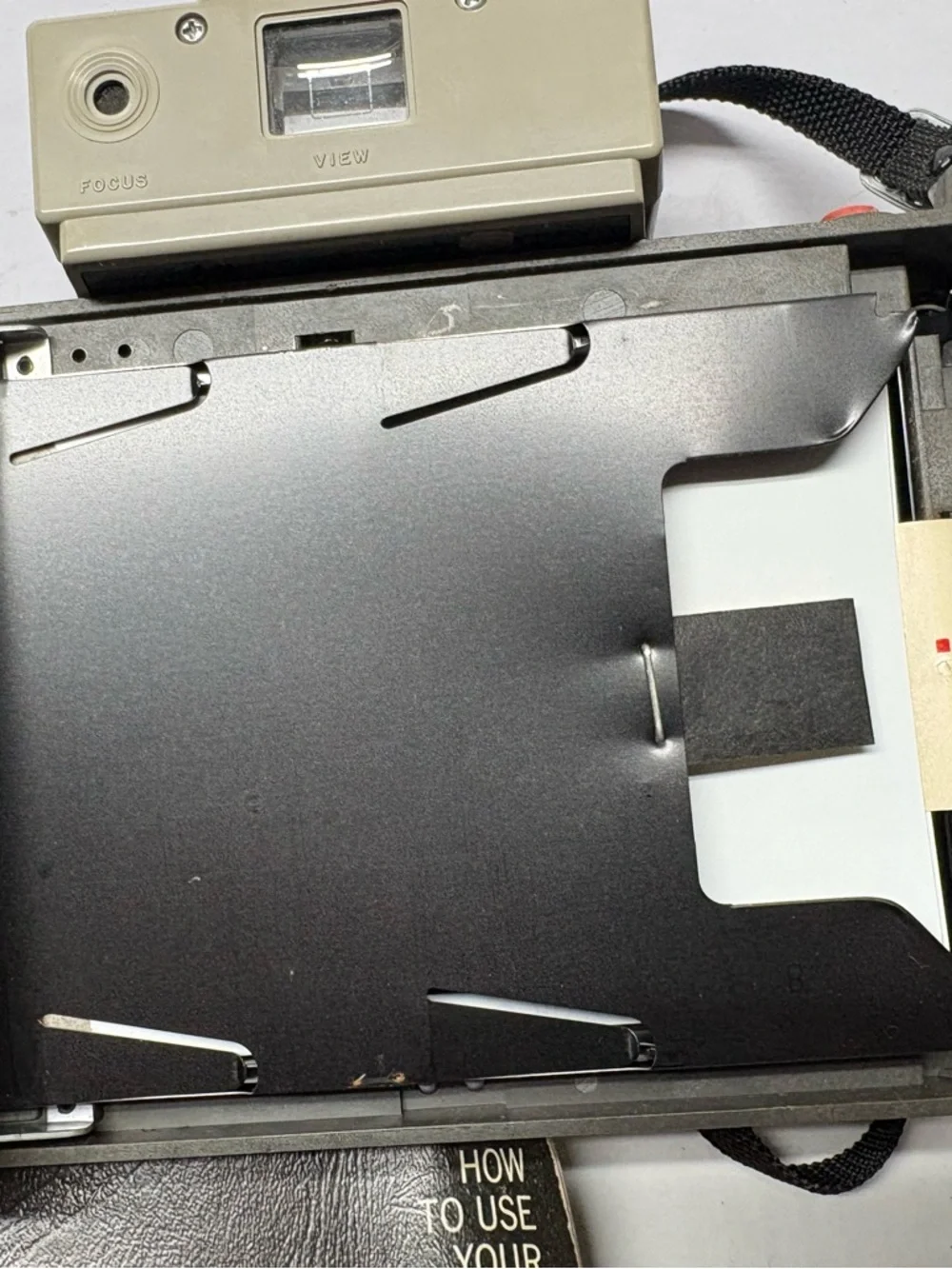 Vtg Polaroid Automatic 320 Land Camera Case Manual UNTESTED!